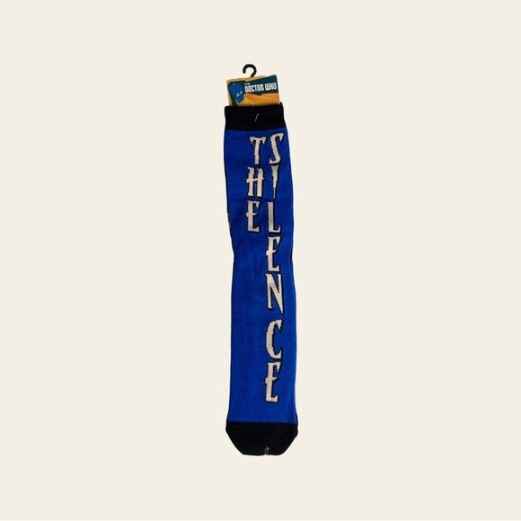 Doctor Who The Silence Socks OSFM - Picture 1 of 5
